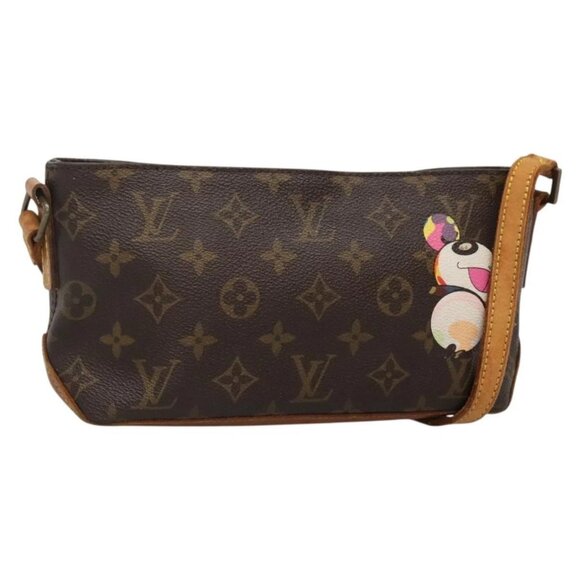 LOUIS VUITTON Monogram Panda Trotteur Shoulder Bag M51241 LV Auth 137325 - Picture 1 of 16